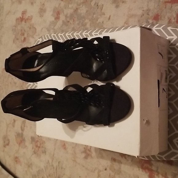 Banana Republic Shoes - Banana Republic Natalia Black Beaded Heels